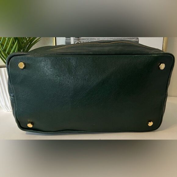 Rebecca Minkoff Large Green Leather should bag hobo zipper purse Bag - Picture 9 of 11